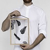 Moebe Moebe Floating Leaves Print 02 (diverse maten) Moebe Moebe Floating Leaves Print 02 (diverse maten)