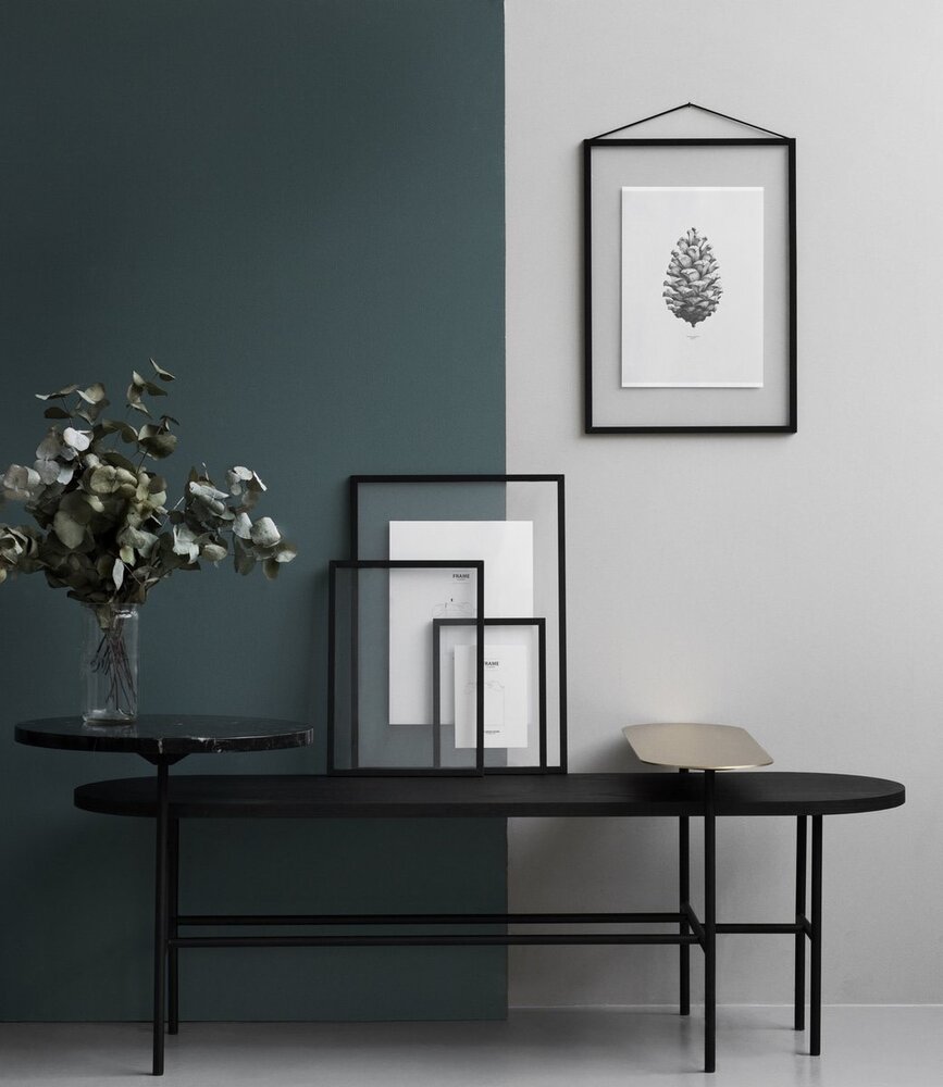 Moebe Moebe Frame Zwart aluminium fotolijst in A5, A4, A3, 40x50cm, A2 en 50x70cm