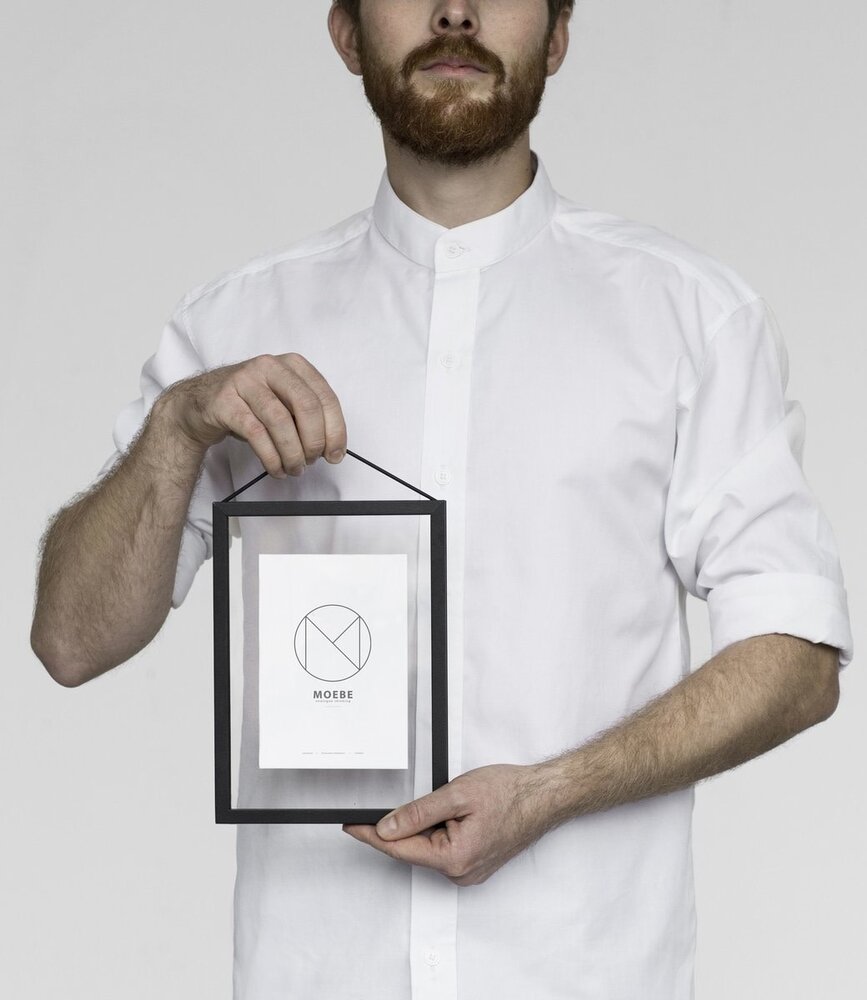 Moebe Moebe Frame Zwart aluminium fotolijst in A5, A4, A3, 40x50cm, A2 en 50x70cm