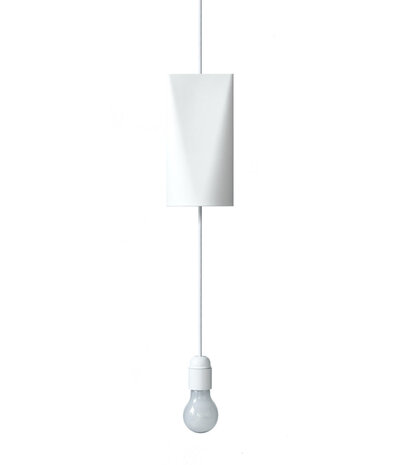 Moebe Moebe Ceramic Pendant Narrow H220 x D112mm White Moebe Moebe Ceramic Pendant Narrow H220 x D112mm White