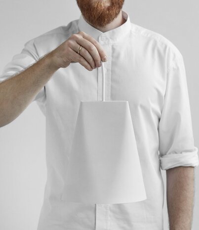 Moebe Moebe Keramieken Lamp Wijd H235 x D230mm Wit Moebe Moebe Keramieken Lamp Wijd H235 x D230mm Wit