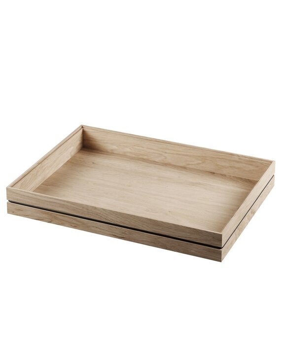 Moebe Organise massief eiken opberger 25 x 34 x 4,5cm Large