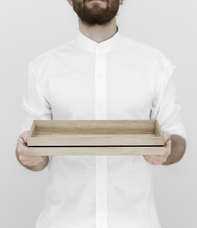 Moebe Moebe Organise solid oak organiser 25 x 34 x 4,5cm Large Moebe Moebe Organise solid oak organiser 25 x 34 x 4,5cm Large