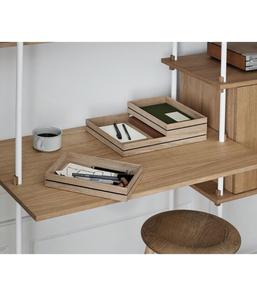 Moebe Moebe Organise solid oak organiser 25 x 34 x 4,5cm Large Moebe Moebe Organise solid oak organiser 25 x 34 x 4,5cm Large