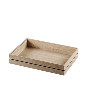 Moebe Moebe Organise solid oak organiser 17 x 25 x 4.5cm Small Moebe Moebe Organise solid oak organiser 17 x 25 x 4.5cm Small