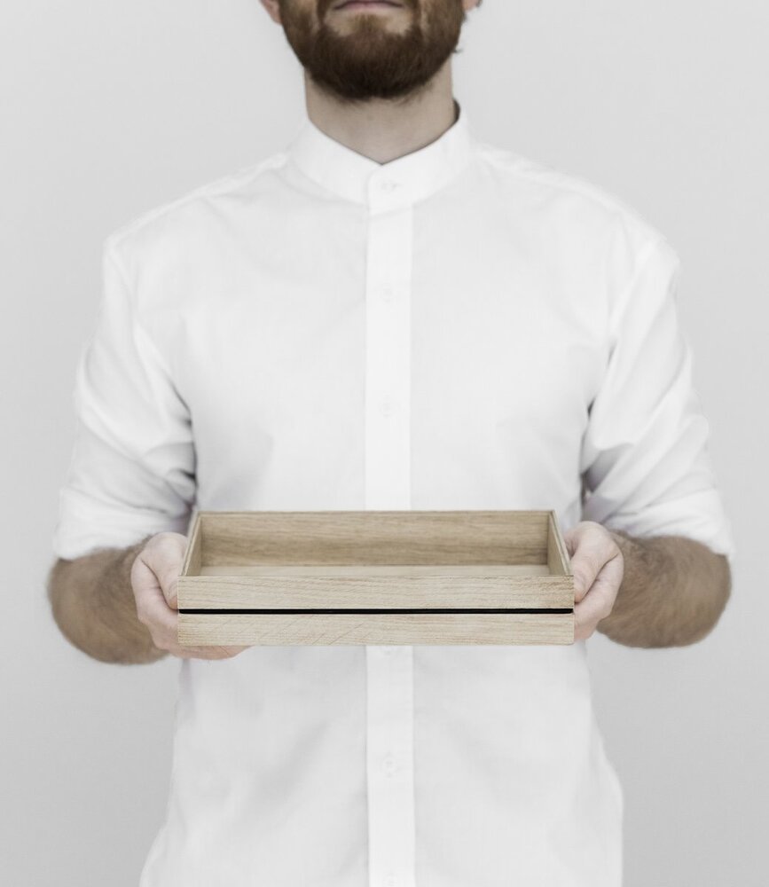 Moebe Moebe Organise massief eiken opberger 17 x 25 x 4,5cm Small Moebe Moebe Organise massief eiken opberger 17 x 25 x 4,5cm Small