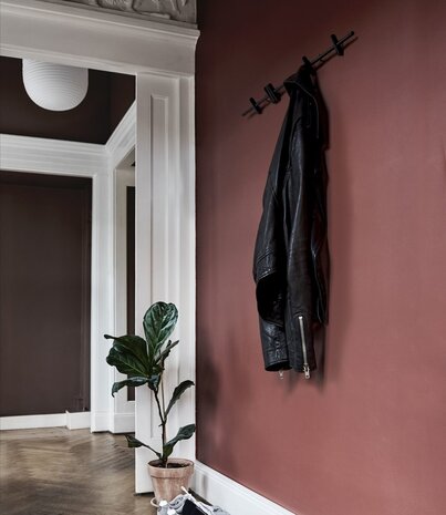 Moebe Moebe Kapstok Zwart 40cm metaal Moebe Moebe Kapstok Zwart 40cm metaal