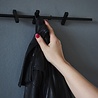 Moebe Moebe Kapstok Zwart 70cm metaal Moebe Moebe Kapstok Zwart 70cm metaal