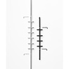 Moebe Moebe Kapstok Zwart 70cm metaal Moebe Moebe Kapstok Zwart 70cm metaal