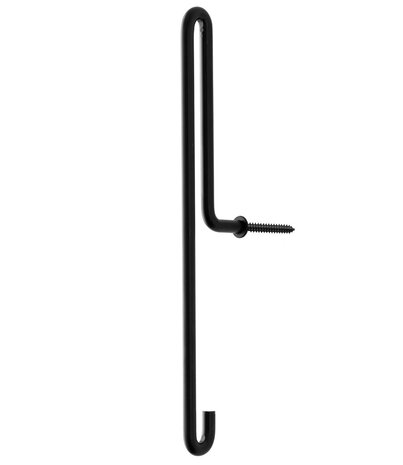 Moebe Moebe Wall Hooks Large Black Moebe Moebe Wall Hooks Large Black