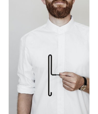 Moebe Moebe Wall Hooks Large Black Moebe Moebe Wall Hooks Large Black