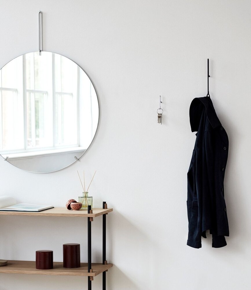 Moebe Moebe Wall Hooks Large Black Moebe Moebe Wall Hooks Large Black