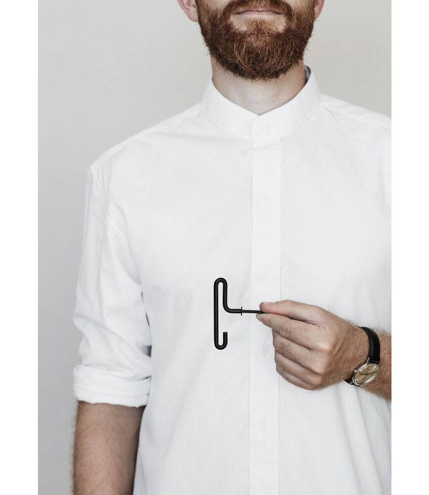 Moebe Moebe Wall Hooks Small Black 2 pieces Moebe Moebe Wall Hooks Small Black 2 pieces