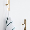 Moebe Moebe Wall Hooks Small Chrome 2 pieces Moebe Moebe Wall Hooks Small Chrome 2 pieces