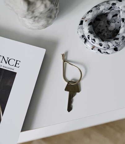 Moebe Moebe Messing Sleutelhanger Moebe Moebe Messing Sleutelhanger