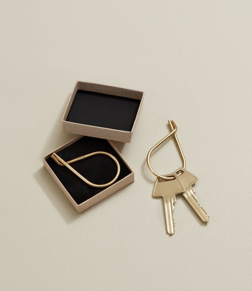 Moebe Moebe Messing Sleutelhanger Moebe Moebe Messing Sleutelhanger