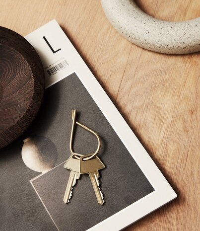 Moebe Moebe Messing Sleutelhanger Moebe Moebe Messing Sleutelhanger