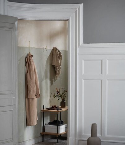 Moebe Moebe Wandhaak Large mat goud Moebe Moebe Wandhaak Large mat goud