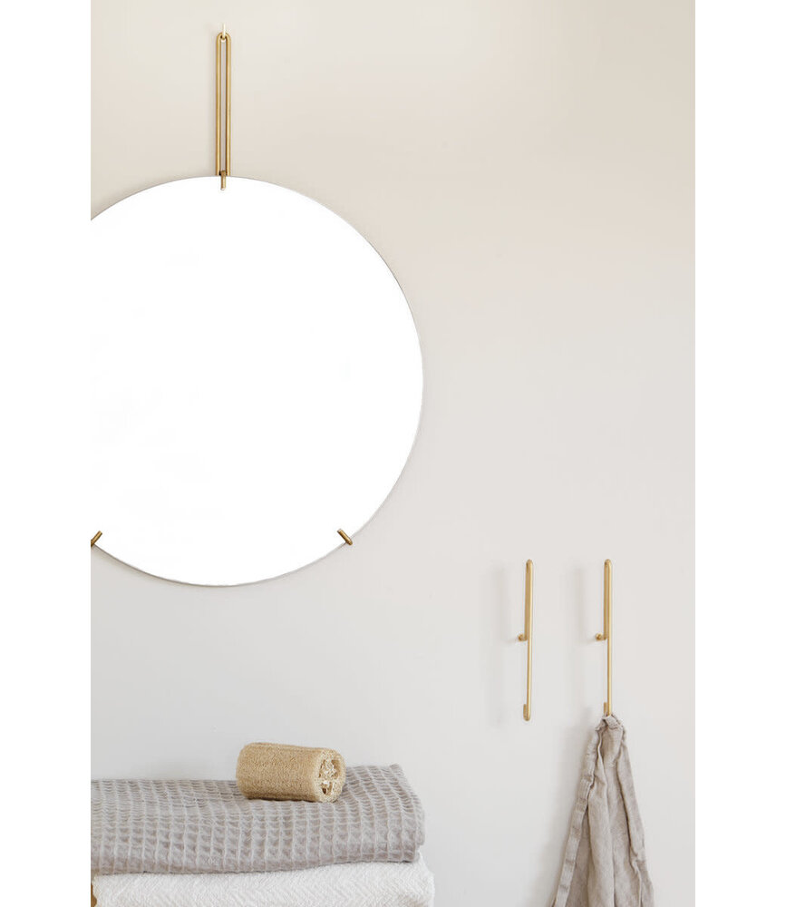 Moebe Moebe Wall Hook Large matt gold Moebe Moebe Wall Hook Large matt gold
