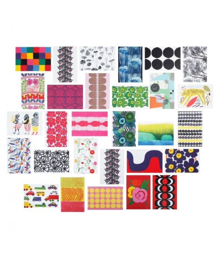 Marimekko Marimekko Set of 100 cards - 50 different designs - without envelopes Marimekko Marimekko Set of 100 cards - 50 different designs - without envelopes