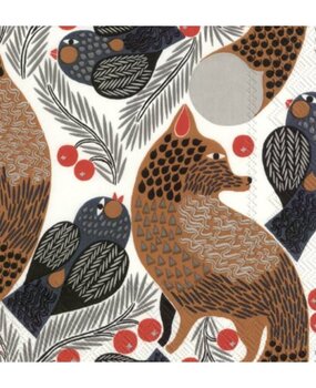 Marimekko Marimekko Ketunmarja Papieren Servetten 33x33cm Marimekko Marimekko Ketunmarja Papieren Servetten 33x33cm