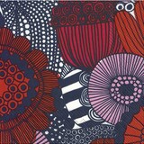 Marimekko Marimekko Siirtolapuutarha Papieren Servetten roze rood 33x33cm Marimekko Marimekko Siirtolapuutarha Papieren Servetten roze rood 33x33cm