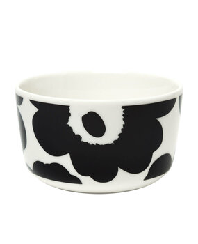 Marimekko Marimekko Unikko Schaaltje 2,5dl zwart