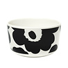 Marimekko Marimekko Unikko Bowl 2,5dl black Marimekko Marimekko Unikko Bowl 2,5dl black