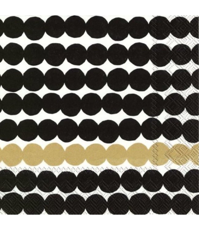 Marimekko Marimekko Räsymatto Goud Papieren Servetten 33x33cm