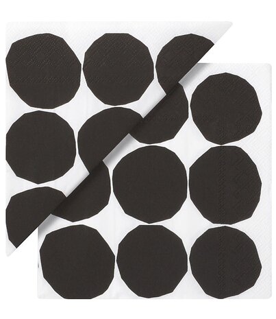 Marimekko Marimekko Kivet Papieren Servetten 33x33cm Marimekko Marimekko Kivet Papieren Servetten 33x33cm