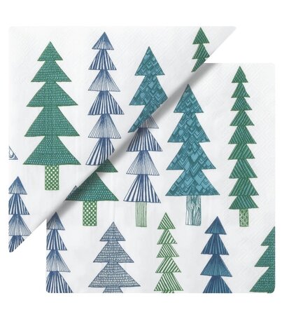 Marimekko Marimekko Kuusikossa Green Paper Napkin 33x33cm Marimekko Marimekko Kuusikossa Green Paper Napkin 33x33cm