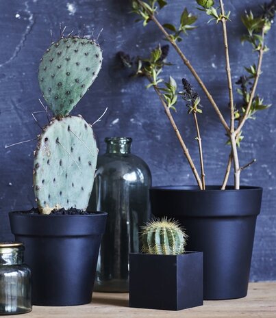 SEJ Design SEJ Design Bloempot Rond Zwart Rubber (diverse maten)