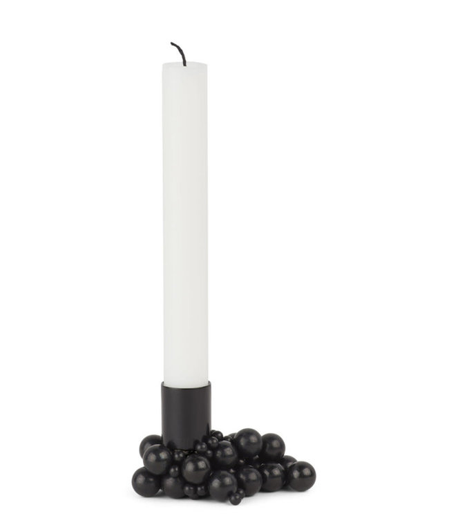 Gejst Molekyl candle holder black blikfang