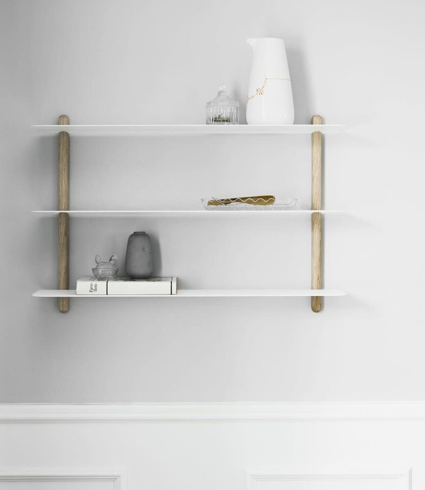 Gejst Gejst NIVO A wall shelf Light oak white Gejst Gejst NIVO A wall shelf Light oak white