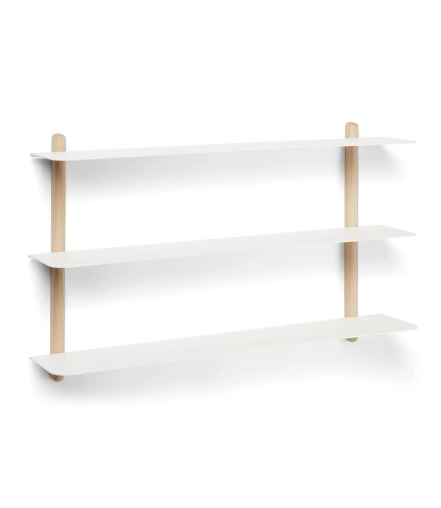 Gejst Gejst NIVO A wall shelf Light oak white Gejst Gejst NIVO A wall shelf Light oak white