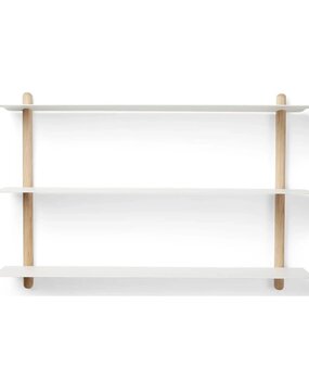 Gejst Gejst NIVO A wall shelf Light oak white Gejst Gejst NIVO A wall shelf Light oak white