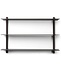 Gejst NIVO A wall shelf black Gejst NIVO A wall shelf black