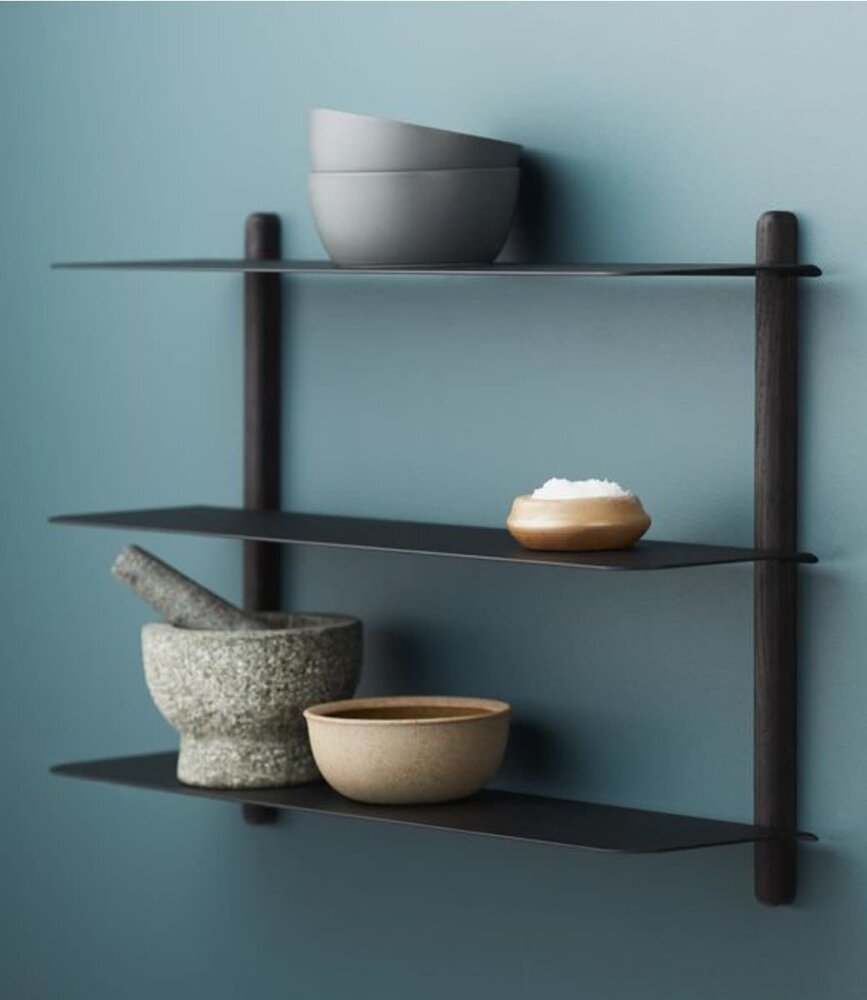 Gejst Gejst NIVO A wall shelf black Gejst Gejst NIVO A wall shelf black