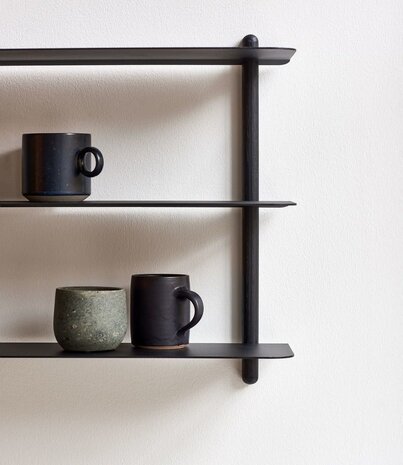 Gejst Gejst NIVO A wall shelf black Gejst Gejst NIVO A wall shelf black