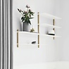 Gejst Gejst NIVO B wall shelf Light oak white Gejst Gejst NIVO B wall shelf Light oak white