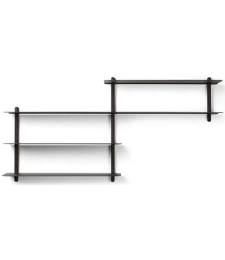 Nivo shelf hooks black - 3 pcs. – Gejst Design