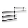 Gejst Gejst NIVO B wall shelf black Gejst Gejst NIVO B wall shelf black