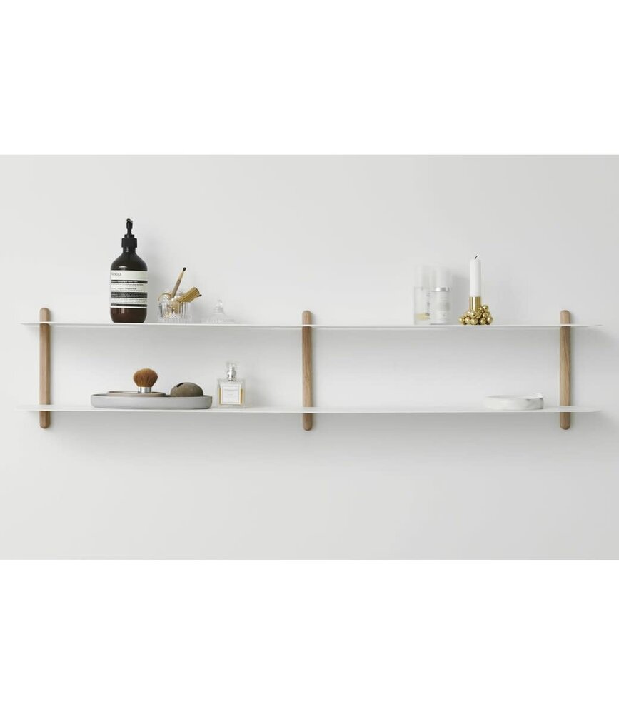 Gejst Gejst NIVO C wall shelf light oak white Gejst Gejst NIVO C wall shelf light oak white