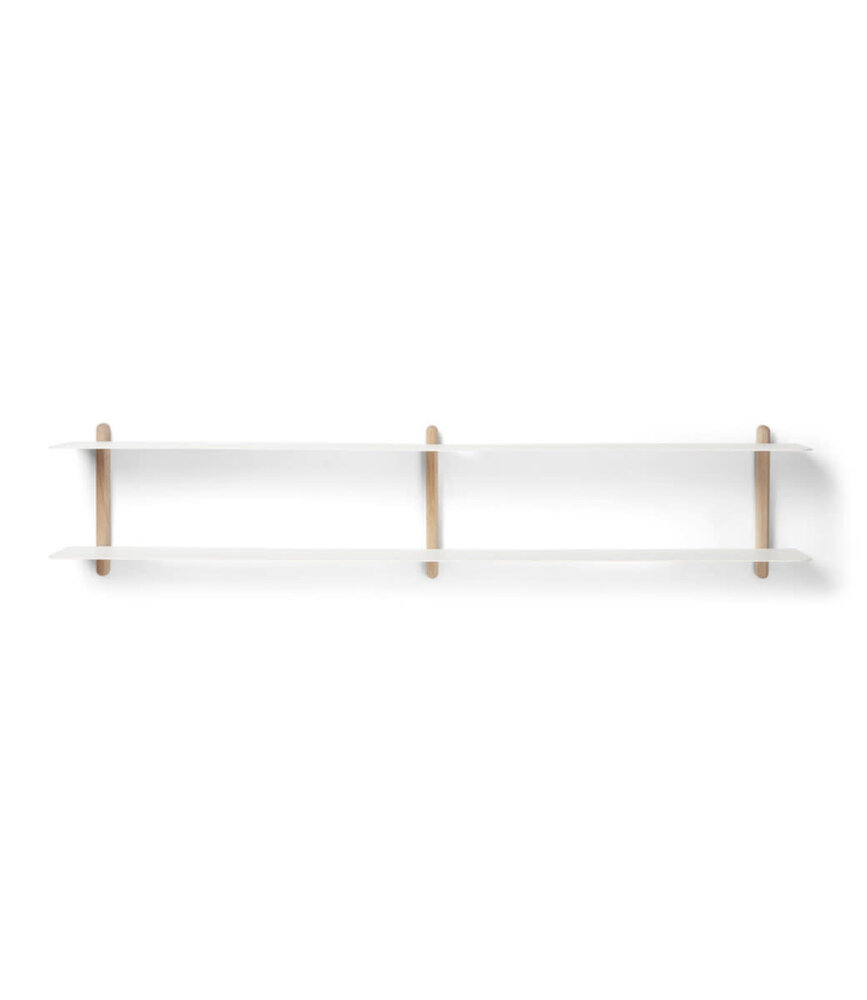 Gejst Gejst NIVO C wall shelf light oak white Gejst Gejst NIVO C wall shelf light oak white