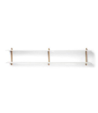 Gejst Gejst NIVO C wall shelf light oak white Gejst Gejst NIVO C wall shelf light oak white
