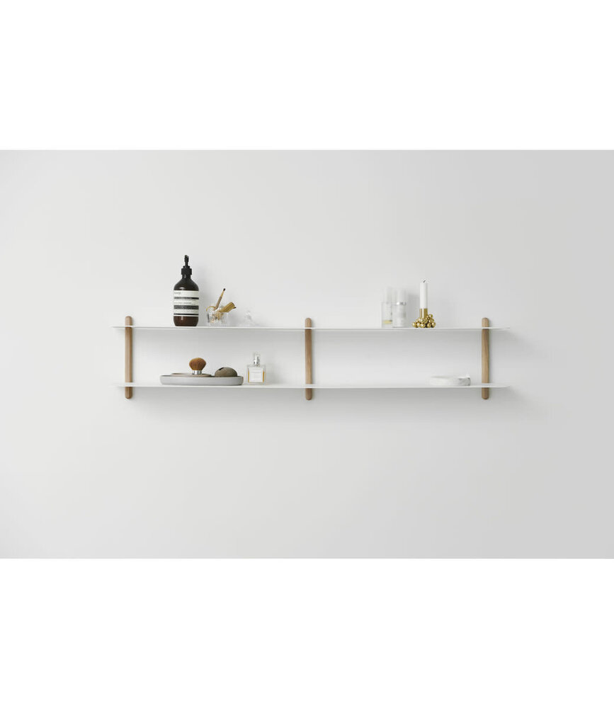 Gejst Gejst NIVO C wall shelf light oak white Gejst Gejst NIVO C wall shelf light oak white