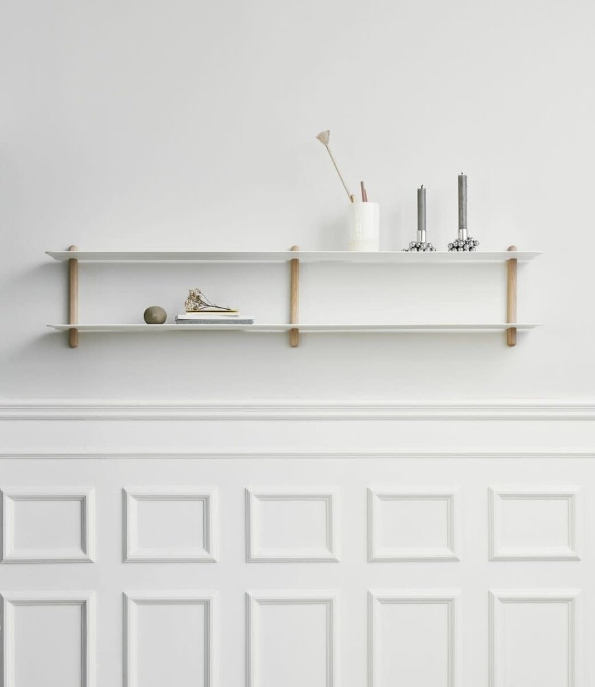 Gejst Gejst NIVO C wall shelf light oak white Gejst Gejst NIVO C wall shelf light oak white