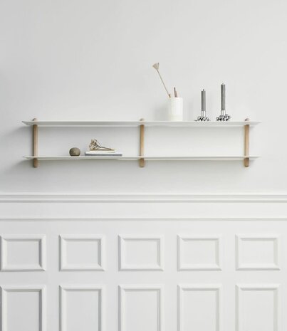 Gejst Gejst NIVO C wall shelf light oak white Gejst Gejst NIVO C wall shelf light oak white