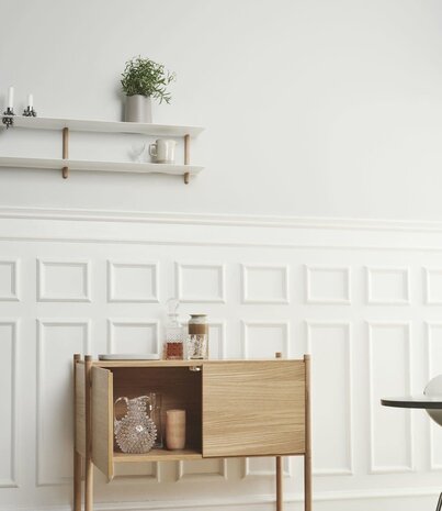 Gejst Gejst NIVO C wall shelf light oak white Gejst Gejst NIVO C wall shelf light oak white