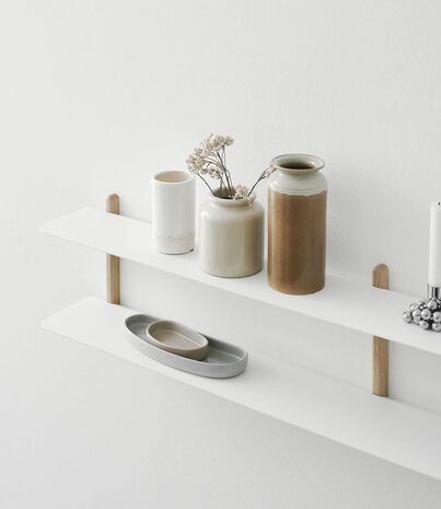 Gejst Gejst NIVO C wall shelf light oak white Gejst Gejst NIVO C wall shelf light oak white